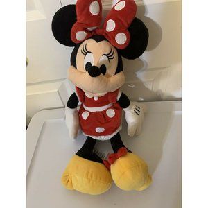 DISNEY JUMBO 18" MINNIE‎ MOUSE PLUSH DOLL STUFFED ANIMAL DISNEY STORE ORIGINAL